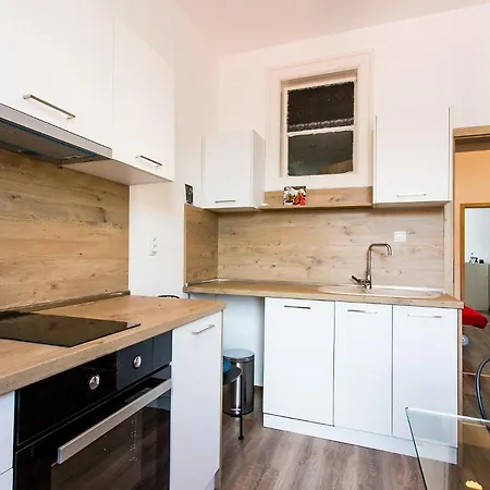 Center Big Family With Garden View