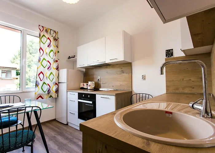 Center Big Family With Garden View